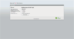 Desktop Screenshot of kptest.dk