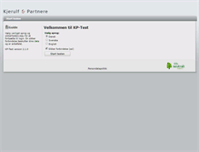 Tablet Screenshot of kptest.dk